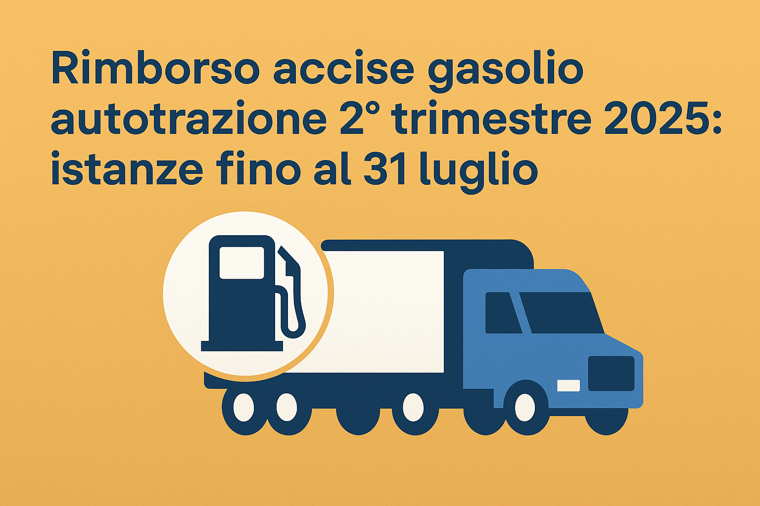 Rimborso accise gasolio autotrazione 2° trimestre 2025: tutto quello che c’è da sapere
