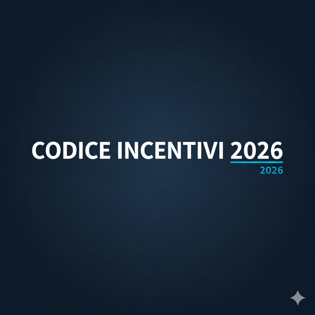 Codice degli Incentivi 2026: la riforma che ridisegna l’intero sistema delle agevolazioni alle imprese
